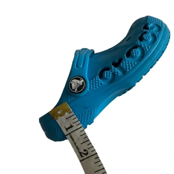 CROCS Toddler Boy's Sz 10 Bright Blue Slip-On Robber Clogs Water Shoes - Picture 9 of 13